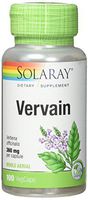 Solaray Vervain Aerial 360 mg Capsules, 100 Count