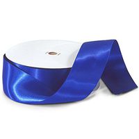 Royal Blue 1 1/2in. Wide Double Faced Satin Ribbon - 50 Yard Spool