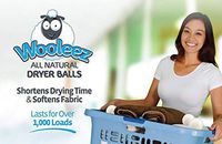 Dryer Balls, 6 Wool Dryer Balls, Premium Reusable Natural Fabric Softeners for Laundry, Reduces Drying Time and Chemical Free