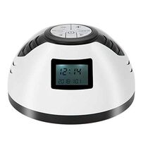 White Noise Machine,White Noise Machine Timing Music Sleep Sound Device LED Display Sound Relaxation Sleep Meter for Home,Office,Baby(White)