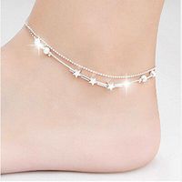 Yunchuang Little Star Women Foot Jewelry Barefoot Sandal Beach Chain Ankle Bracelet