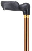 Unisex Adjustable Palm Grip Cane Bronze Left Hand  -Affordable Gift! Item #DHAR-9050903
