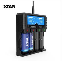 XTAR VP4 Plus 18650 Fast Batteries Charger LCD Battery Charger for LI-ion NiMH Ni-CD LiFePO4 AAA 14500 22650 18650