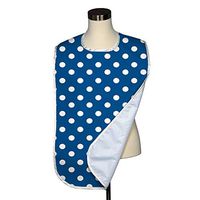 1" Dots Collection Adult Bib - Covered with Care Assorted Prints Available! (Royal)