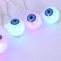 Halloween Eyeball Light Strings Halloween Decoration Lights with 20 LED Beads
