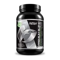 Muscle Feast Grass Fed Premium Blend Whey Protein, Hydrolyzed Whey, Isolate, Micellar Casein, Kosher Certified, 22g Protein, 101 Calories (Unflavored, 2lb)