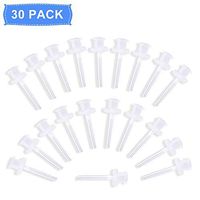 30 Pack Ear Washer Disposable Tips, Replacement Ear Washer Tips- Compatible with Doctor Easy™ Elephant and Rhino and Wax-Rx™ and Migleo™ Ear Washer Bottle Systems