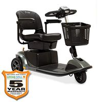 Pride Revo 2.0 3-Wheel Mobility Scooter w/Avail Ext Warr (Grey)