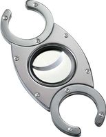 Visol VCUT13 HDS Polish Gun Metal Guillotine Cigar Cutter