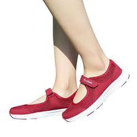 Hot Big Women Sneakers, Neartime Fashion Summer/Autumn Mesh Sandals Anti Slip Fitness Running Sports Shoes (US:7, Wine Red)