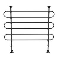 SUKI&SAMI Dog Barrier for SUV Cars Heavy Duty Pet Barrier for Large Dogs, Adjustable Black Car Pet Barrier for Cargo Area, Rubber, Plastic and Metal