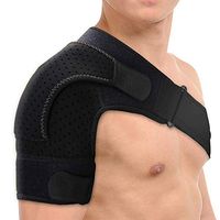 STKJ Adjustable Shoulder Brace Rotator Cuff Support, for Rotator Cuff AC Joint Dislocated Shoulder or Sprains for Right & Left Shoulder Adjustable Unisex