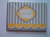 Michaels Notecards and Envelopes, "Just a Note", Pack of 6 Notecards and 6 Envelopes