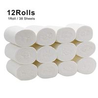 100% Recycled Fiber Paper Towels, White, 12 Multi-functional Family Towels Per Rolls, 12 Packs Per Case