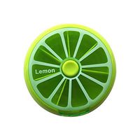 Luoke Waterproof Portable 7 Days Rotate Pill Box Case Bottle Cache Holder Drug Holder Keychain Weekly Container (Green)