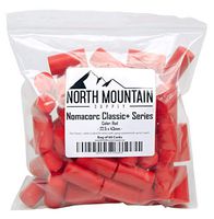 North Mountain Supply Synthetic Nomacorc Classic Series Corks 22.5 x 43mm- Bag of 60 (Red)