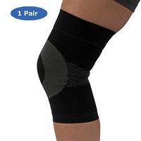 Kinship Comfort Brands Knee Compression Sleeve for Men & Women Knee Support for Running, Basketball, Weightlifting, Crossfit and working out. | 1 or 2 Pair Packs | Sizes S, M, L, XL.