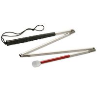 Ambutech Alum. 4-Section Folding Cane-Marsh.-36-in