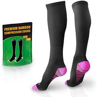 BAMS Compression Socks Women & Men- Premium Bamboo Ultra Soft No-Smell 15-20 mmHg