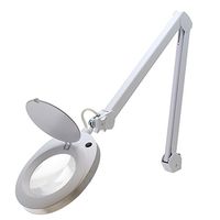 Aven 26501-SIV White ProVue Magnifying Lamp, 22W Fluorescent Bulb, 2.25X Magnification