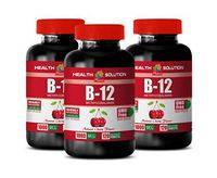 Mood Boost - B12 METHYLCOBALAMIN 1000MCG - Natural Cherry Flavor - Fast Dissolve - b12 Vitamin 1000 mcg chewable - 3 Bottles (360 Tabs)