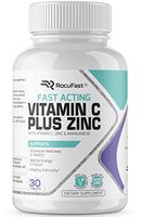 Vitamin C Plus Zinc Immune Support Fast Acting Antioxidant Immune Booster w/Vitamin D, B6, B12, E Supplement Capsules Lozenges Gummies or Syrup Great for Kids, Adults & Seniors Non-GMO Gluten Free