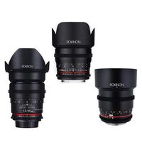 Rokinon Cine DS Portrait Lens Bundle, 35mm T1.5, 50mm T1.5, 85mm T1.5 for Nikon