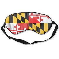 COMFORTLIFE Maryland Flag 99% Eyeshade Blinders Sleeping Eye Patch Eye Mask Blindfold for Travel Insomnia Meditation