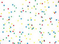 All Occasion Cello Gift Wrap - 30" x 100' - Primary Dots