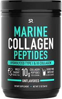 Marine Collagen Peptides Powder | Pescatarian Friendly, Keto Certified & Non-GMO Verified - Easy to Mix in Water or Juice! (12oz Bottle)