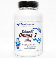 Salmon Oil Omega 3 1000mg // 100 Capsules // Pure // by PureControl Supplements