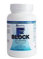 Absolute Nutrition FBlock Xtra Fat Absorber, Diet Formula, 90 Capsules