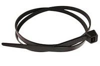 Black Point Products BE-0164B-25 BLK Cable Tie Bag, 36", 25-Piece