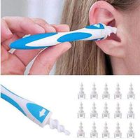 Smart Ear Wax Cleaner Earwax Removal Swab Cleaning Ear Care Kit Luminescent Pure Copper Casing Ear-Pick Clean Tool