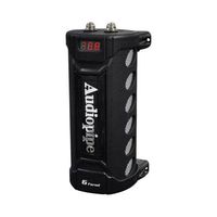 New Audiopipe ACAP-6000 6 Farad Power Car Audio Capacitor Digital Display Black
