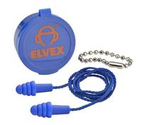 Elvex EP-412 Quattro™ NRR 27 Corded Ear Plugs-50 Pair