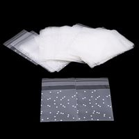 GUAngqi White Spots Clear Treat Bag Cookie Bag Cello Cellophane Wedding Party Favour Sweet Macarons Gift Craft Bags,White dot 5.55.5