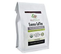 MedNatural Organic Enema Coffee – USDA Certified Organic Coffee for Liver Detox – Colon Hydrotherapy – Gerson Therapy – Constipation Relief – Weight Loss – Whole Bean -1 lb