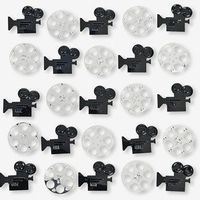 Fun Express - Camera and Film Reel Confetti (2oz) for Party - Party Decor - General Decor - Confetti - Party - 1 Piece