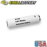 Exell A134 Alkaline 6V Battery TR134, EN134A, PC134A, H-4P/A