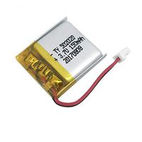 10ea 150mAH 3.7V 5X20X20mm Small Rechargeable chice Lithium Battery with PCM and Wire 502020 LiPO Battery no Connector