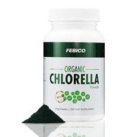 Organic Chlorella Powder 100% Vegetarian Superfood-100 Grams -Cracked Cell Wall Patent Tech with Rich Vitamins, Minerals and Protein- USDA, Naturland, Halal Certified