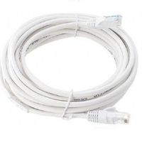 50' FT CAT5 CAT5E RJ45 Network LAN Patch Ethernet Cable Snagless Cord White Feet