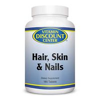 Vitamin Discount Center Hair Skin and Nails, 180 Tablets
