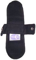WillowPads Organic Cotton Black Panty Liners