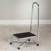 CLINTON BARIATRIC STEP STOOLS Large top bariatric stool w/handrail Item# T-6250