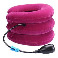 3 Layer Inflatable Cervical Neck Traction Device Pillow & Collar Brace, Best for Neck Support & Instant Relief for Chiropractic Chronic Neck Pain, Spine Alignment (Universal)