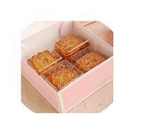 20Pcs/Lot 12X12X5/18.3X12X4.5/17X11X5Cm Pink Lace Gift Boxes Mooncake Packaging for Decorative Package Present Cardpaper Box,Fluorescence Yellow,12X12X5Cm