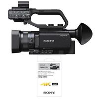 Sony PXW-X70 XDCAM Hand-Held Camcorder, 1" Exmor R CMOS Sensor, 12x Optical Zoom, 48x Digital Zoom, USB/HDMI - Bundle with Sony 4K Upgrade License Key for PXW-X70 Camcorder