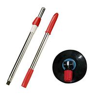 Bonlting Red Spin Mop Pole Handle Replacement for Floor Mop 360 No Foot Pedal Version Home Floor Cleaning Scraper for Home Office